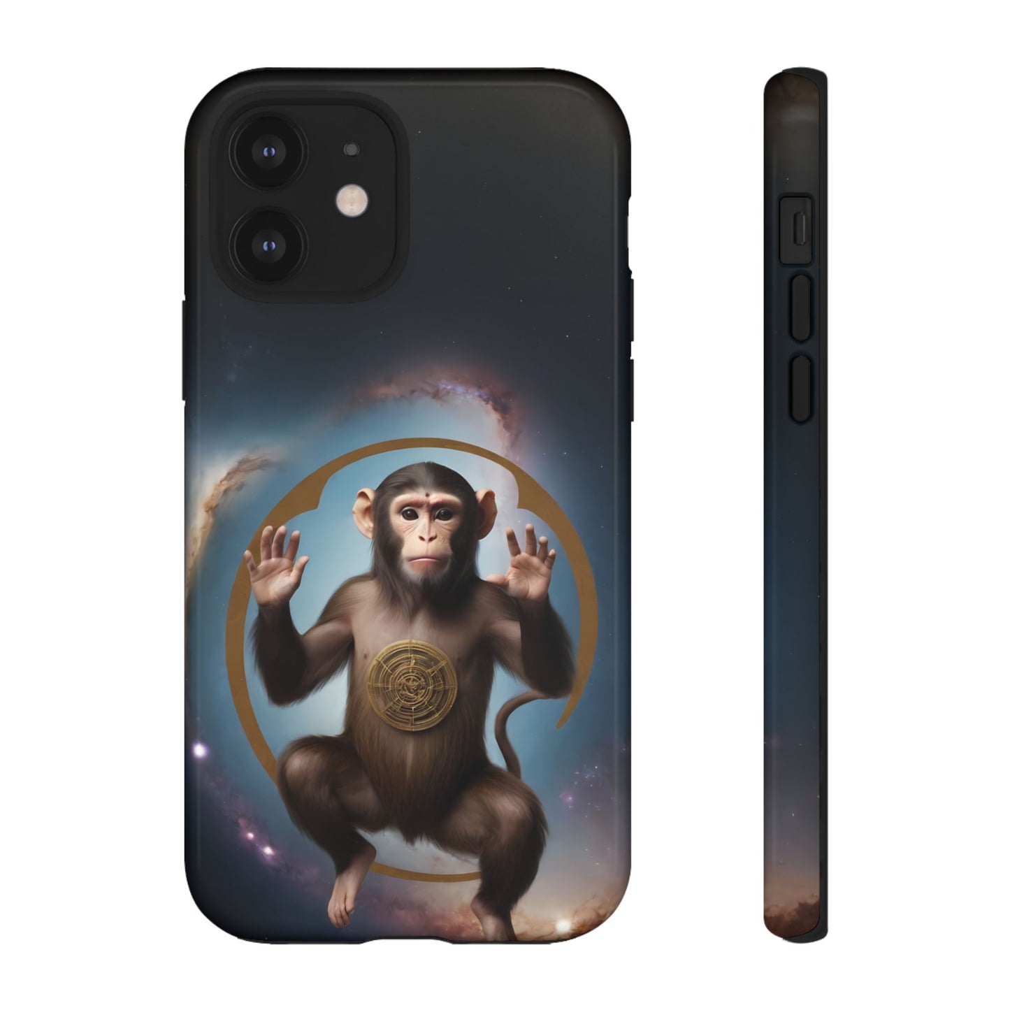 Chinese Zodiac Monkey Phone Case for iPhone 8–16 Pro Max, iPhone 8 Plus–13 Mini, iPhone XS–XS Max, iPhone 11–14 Pro Max - Designed by Thalia