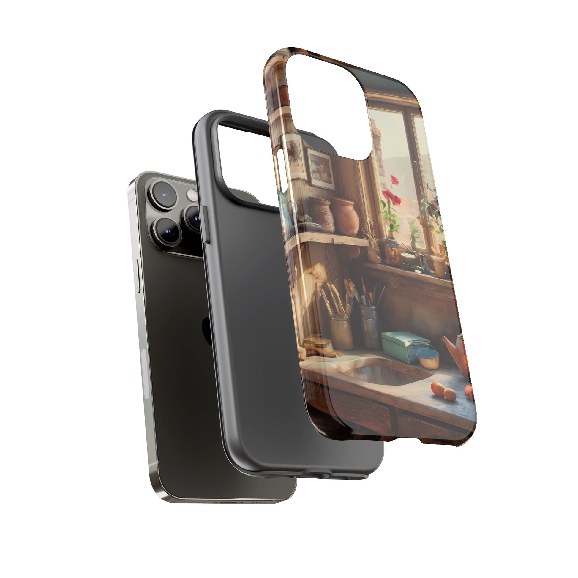 Vintage Vignettes Phone Case for iPhone 8–16 Pro Max, iPhone 8 Plus–13 Mini, iPhone XS–XS Max, iPhone 11–14 Pro Max - Designed by Thalia