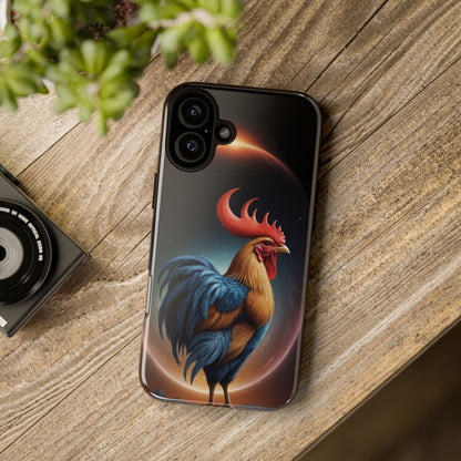 Chinese Zodiac Rooster Custom Phone Case for iPhone 8–16 Pro Max, Pixel 5–8 Pro, Galaxy S10–S24 Ultra - Designed by Thalia