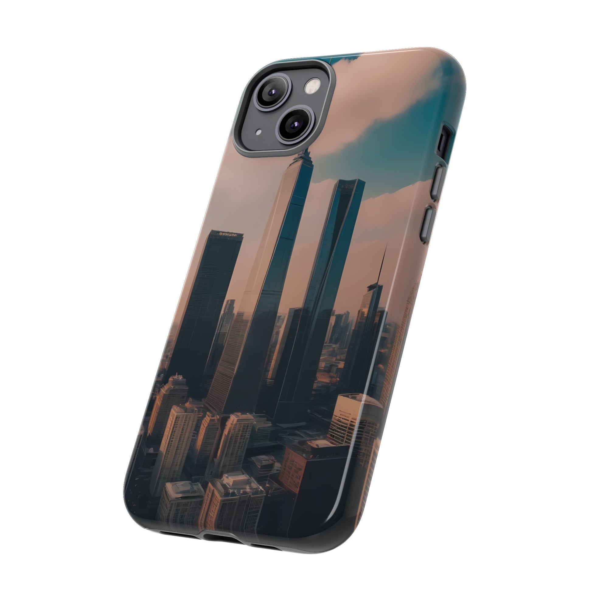 City Skylines Phone Case for iPhone 8–16 Pro Max, iPhone 8 Plus–13 Mini, iPhone XS–XS Max, iPhone 11–14 Pro Max - Designed by Thalia