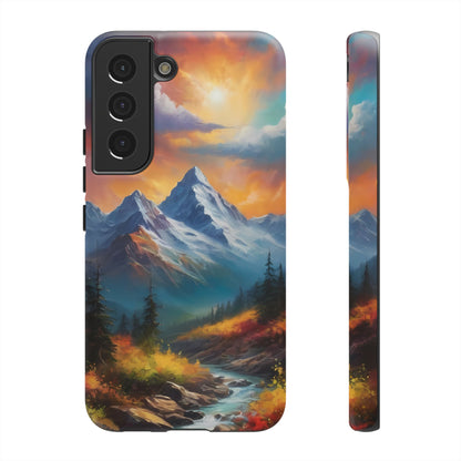 Mystic Mountains Phone Case for iPhone 8–16 Pro Max, Pixel 5–8 Pro, Galaxy S10–S24 Ultra - Designed by Thalia