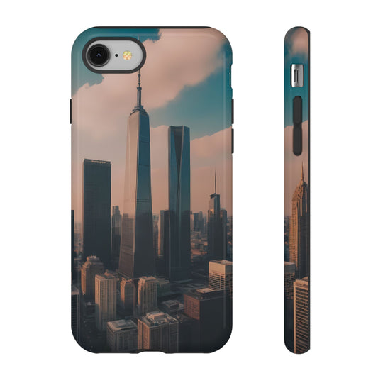 City Skylines Custom Phone Case for iPhone 8–16 Pro Max, Pixel 5–8 Pro, Galaxy S10–S24 Ultra - Designed by Thalia