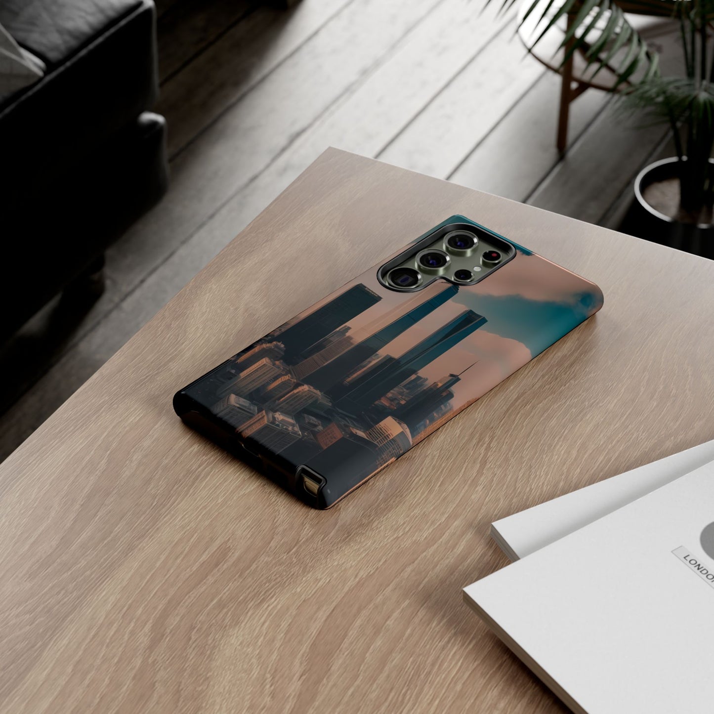 City Skylines Custom Phone Case for Samsung Galaxy S10–S10 Plus, S20–S20 Ultra, S21, S22, S23, S24 Ultra - Designed by Thalia