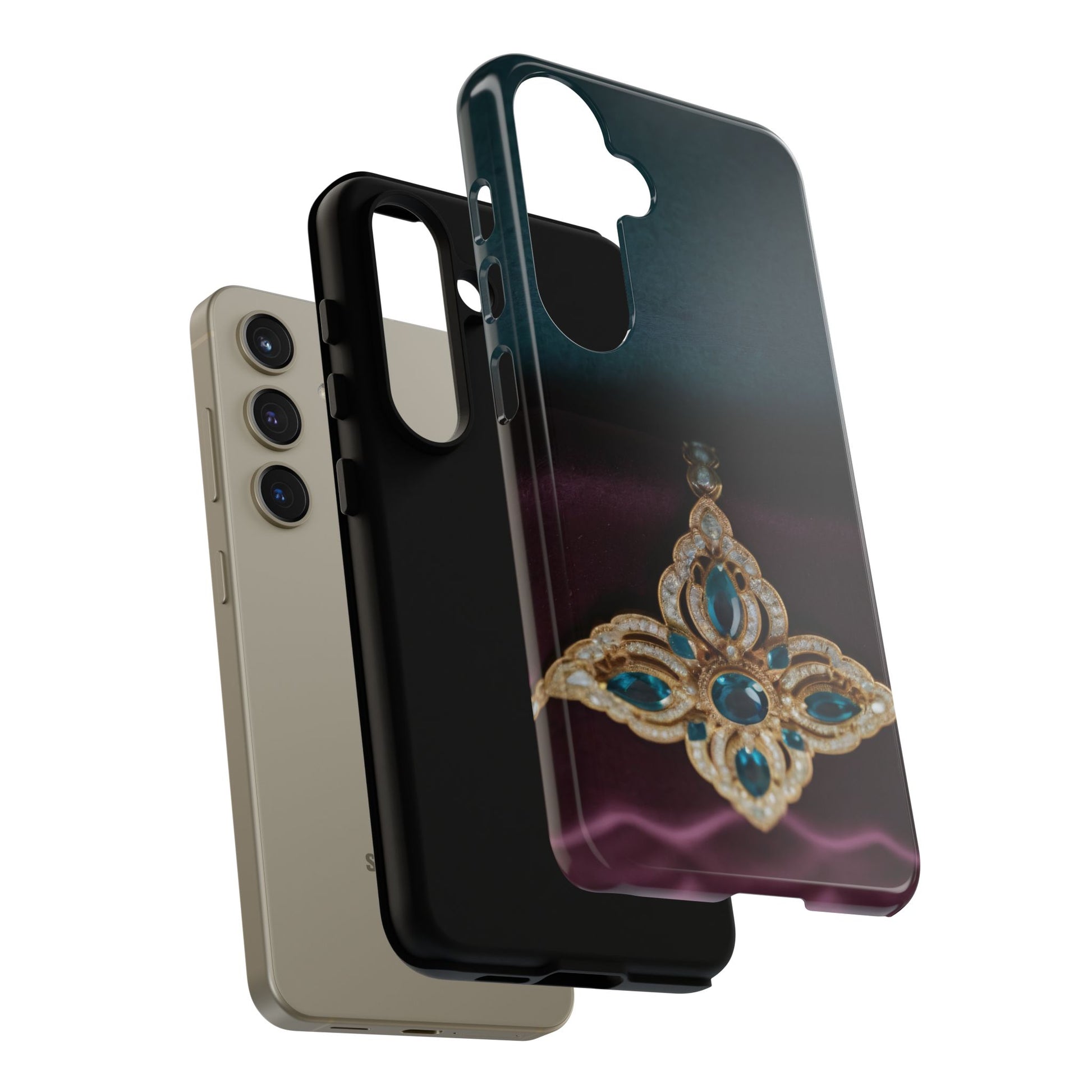 Midnight Couture Phone Case for iPhone 8–16 Pro Max, Pixel 5–8 Pro, Galaxy S10–S24 Ultra - Designed by Thalia