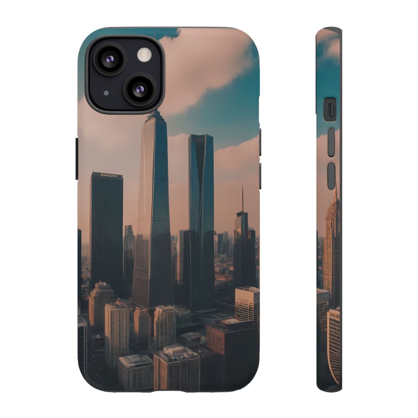 City Skylines Phone Case for iPhone 8–16 Pro Max, iPhone 8 Plus–13 Mini, iPhone XS–XS Max, iPhone 11–14 Pro Max - Designed by Thalia