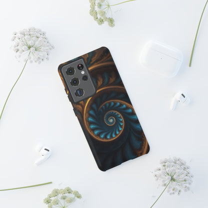 3D Fractal Custom Phone Case for Samsung Galaxy S10–S24 Ultra - Designed by Thalia