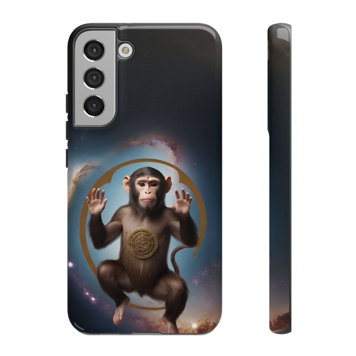 Chinese Zodiac Monkey Custom Phone Case for iPhone 8–16 Pro Max, Pixel 5–8 Pro, Galaxy S10–S24 Ultra - Designed by Thalia