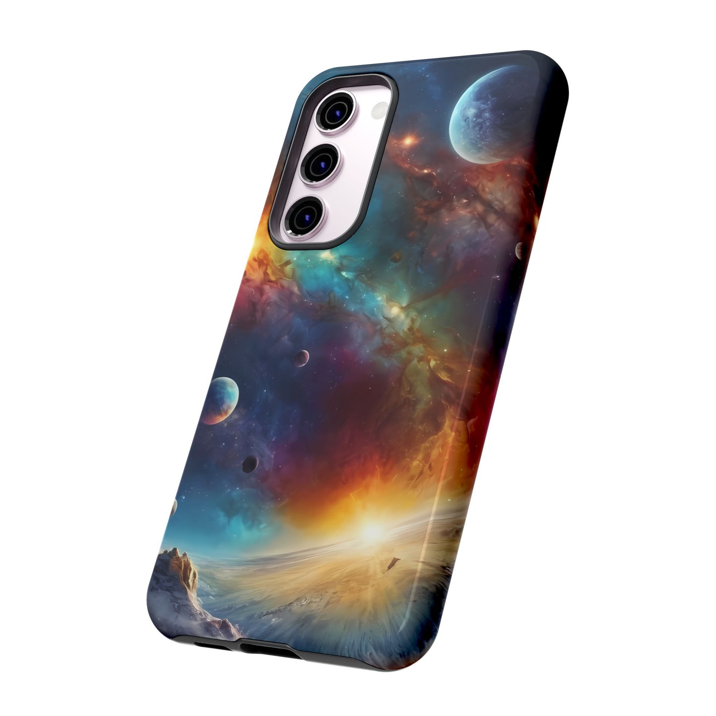 Cosmic Voyage Phone Case for iPhone 8–16 Pro Max, Pixel 5–8 Pro, Galaxy S10–S24 Ultra - Designed by Thalia