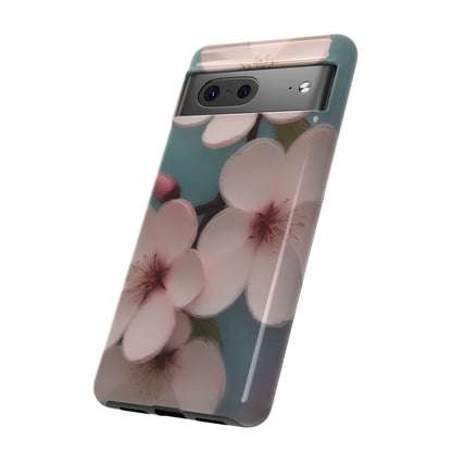 Cherry Blossom Custom Phone Case for Google Pixel 8 Pro, Pixel 8, Pixel 7, Pixel 6 Pro, Pixel 6, Pixel 5 5G - Designed by Thalia