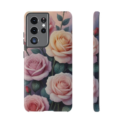 Bloom with Style - Roses Phone Case for iPhone 8–16 Pro Max, Pixel 5–8 Pro, Galaxy S10–S24 Ultra - Designed by Thalia