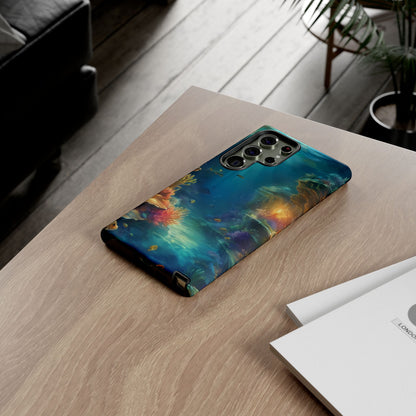 Oceanic Depths Custom Phone Case for Samsung Galaxy S10–S10 Plus, S20–S20 Ultra, S21, S22, S23, S24 Ultra - Designed by Thalia