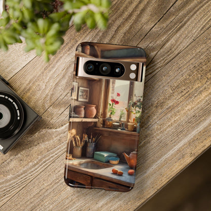 Vintage Vignettes Custom Phone Case for Google Pixel 8–Pixel 8 Pro, Pixel 7, Pixel 6 Pro, Pixel 6, Pixel 5 5G - Designed by Thalia