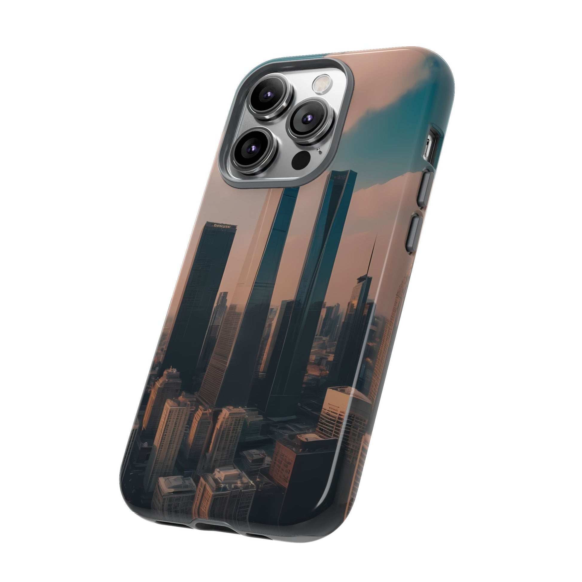 City Skylines Phone Case for iPhone 8–16 Pro Max, iPhone 8 Plus–13 Mini, iPhone XS–XS Max, iPhone 11–14 Pro Max - Designed by Thalia