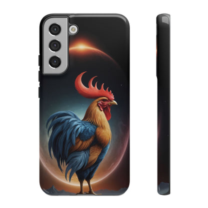 Chinese Zodiac Rooster Custom Phone Case for iPhone 8–16 Pro Max, Pixel 5–8 Pro, Galaxy S10–S24 Ultra - Designed by Thalia