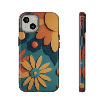 70s Retro Phone Case for iPhone 8–16 Pro Max, Pixel 5–8 Pro, Galaxy S10–S24 Ultra - Designed by Thalia