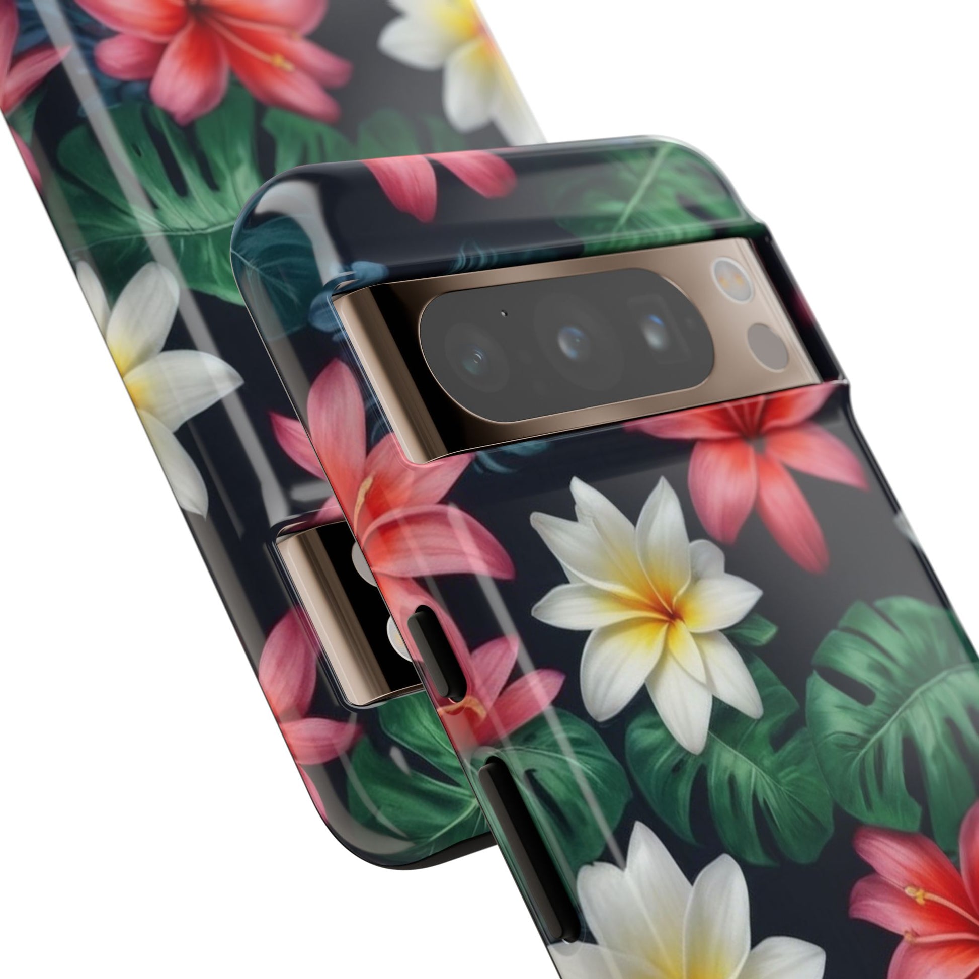 Hawaiian Flowers Phone Case for Google Pixel 8 Pro, Pixel 8, Pixel 7, Pixel 6 Pro, Pixel 6, Pixel 5 5G - Designed by Thalia