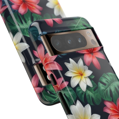 Hawaiian Flowers Phone Case for Google Pixel 8 Pro, Pixel 8, Pixel 7, Pixel 6 Pro, Pixel 6, Pixel 5 5G - Designed by Thalia