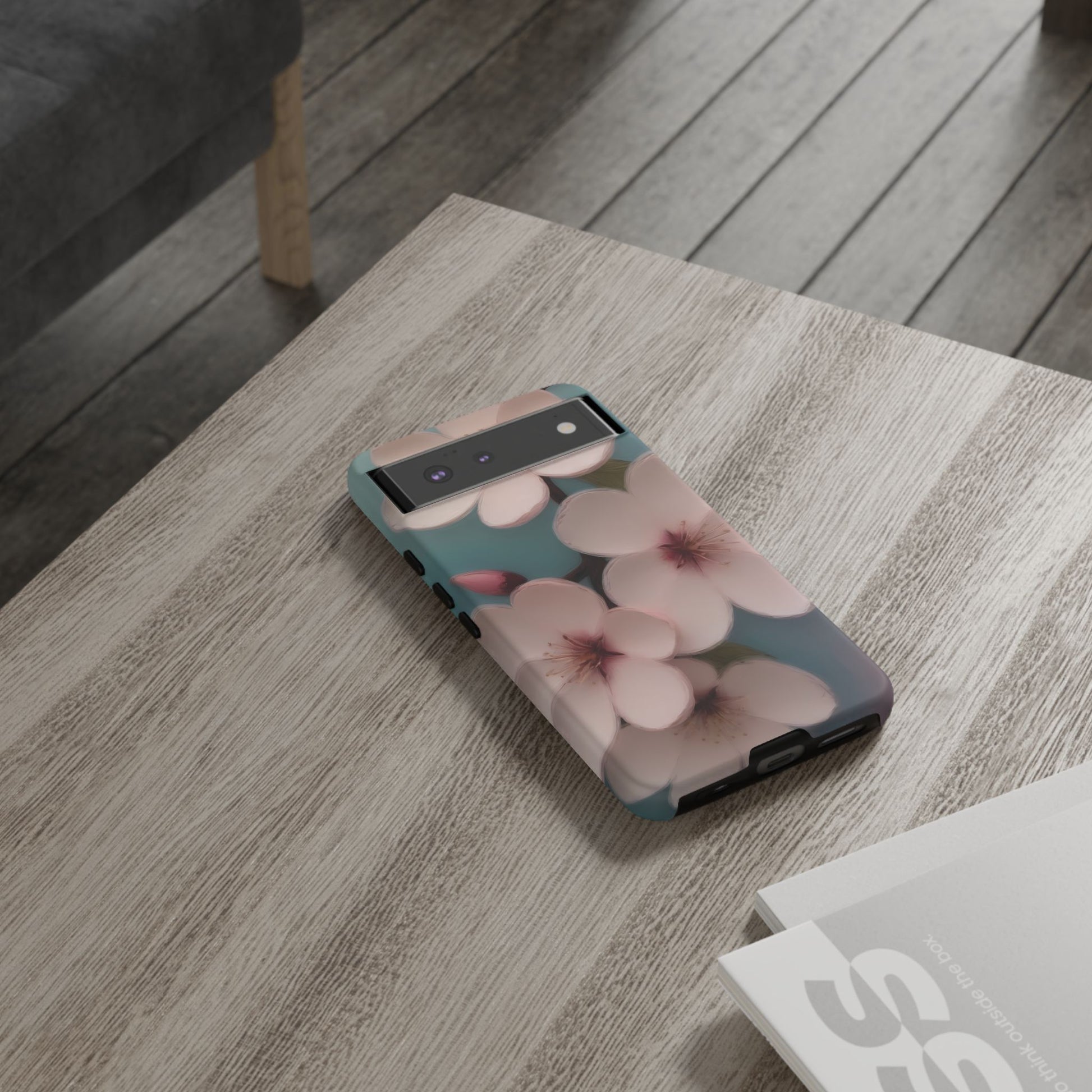 Cherry Blossom Custom Phone Case for Google Pixel 8 Pro, Pixel 8, Pixel 7, Pixel 6 Pro, Pixel 6, Pixel 5 5G - Designed by Thalia