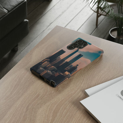 City Skylines Custom Phone Case for Samsung Galaxy S10–S10 Plus, S20–S20 Ultra, S21, S22, S23, S24 Ultra - Designed by Thalia