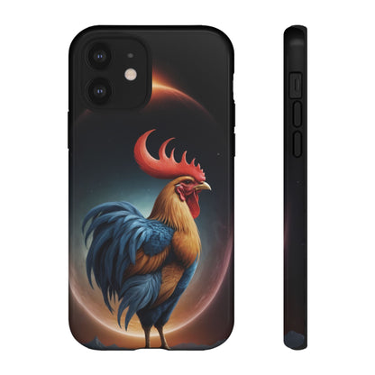 Chinese Zodiac Rooster Custom Phone Case for iPhone 8–16 Pro Max, Pixel 5–8 Pro, Galaxy S10–S24 Ultra - Designed by Thalia