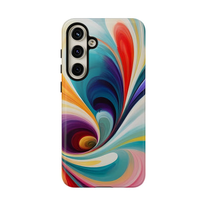 Abstract Elegance Phone Case for iPhone 8–16 Pro Max, Pixel 5–8 Pro, Galaxy S10–S24 Ultra - Designed by Thalia