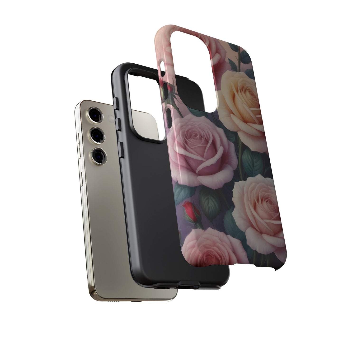 Roses Custom Phone Case for Samsung Galaxy S10–S10 Plus, S20–S20 Ultra, S21, S22, S23, S24 Ultra - Designed by Thalia