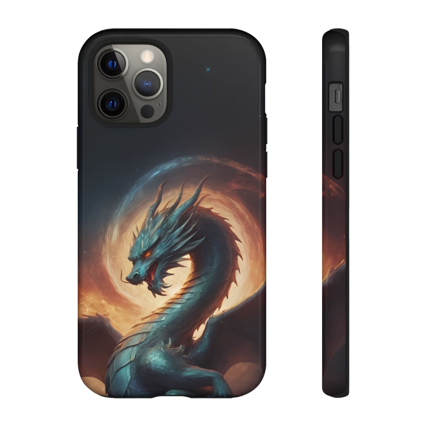 Chinese Zodiac Dragon Phone Case for iPhone 8–16 Pro Max, Pixel 5–8 Pro, Galaxy S10–S24 Ultra - Designed by Thalia