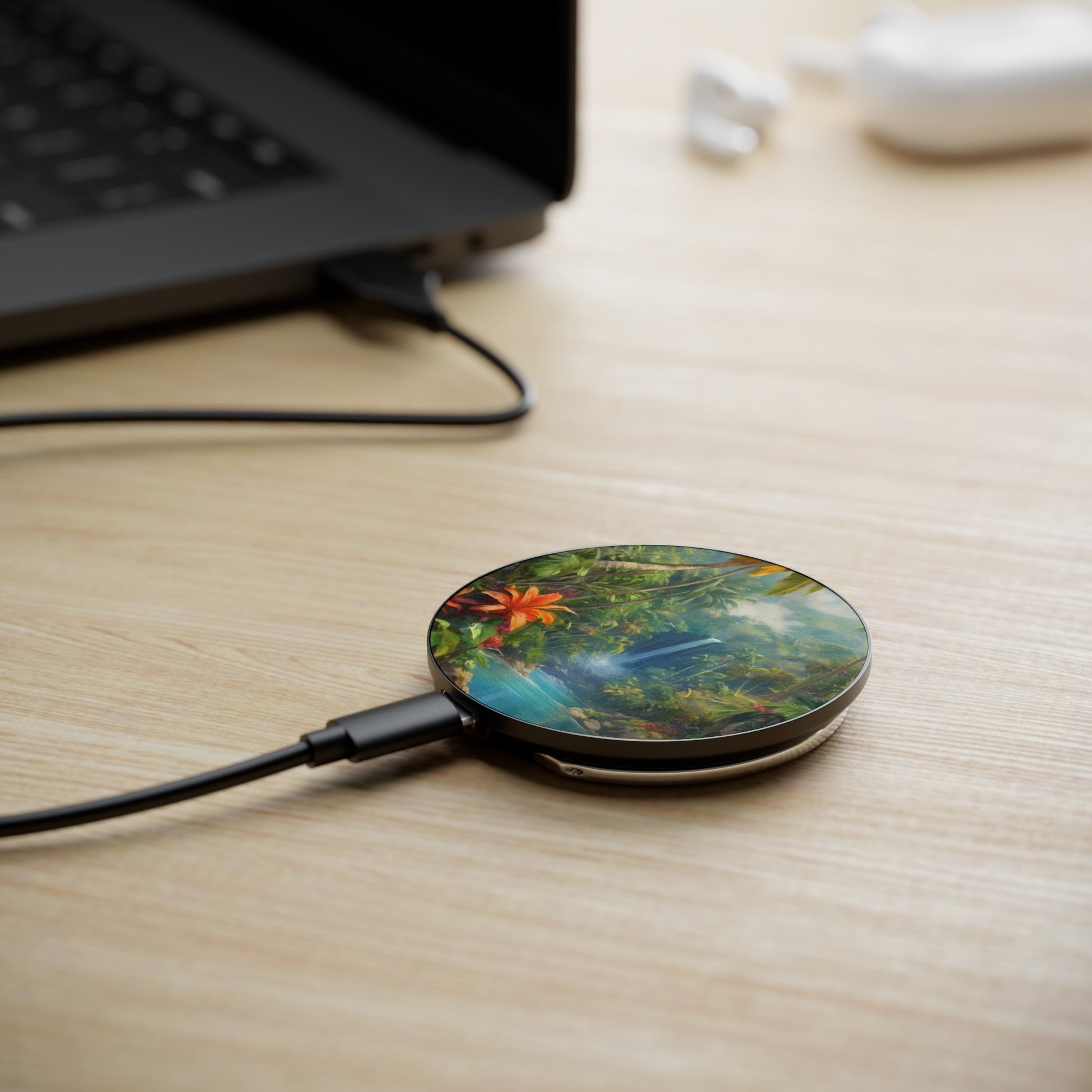 Tropical Paradise Wireless Charger - Designed by Thalia