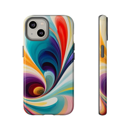 Abstract Elegance Phone Case for iPhone 8–16 Pro Max, Pixel 5–8 Pro, Galaxy S10–S24 Ultra - Designed by Thalia