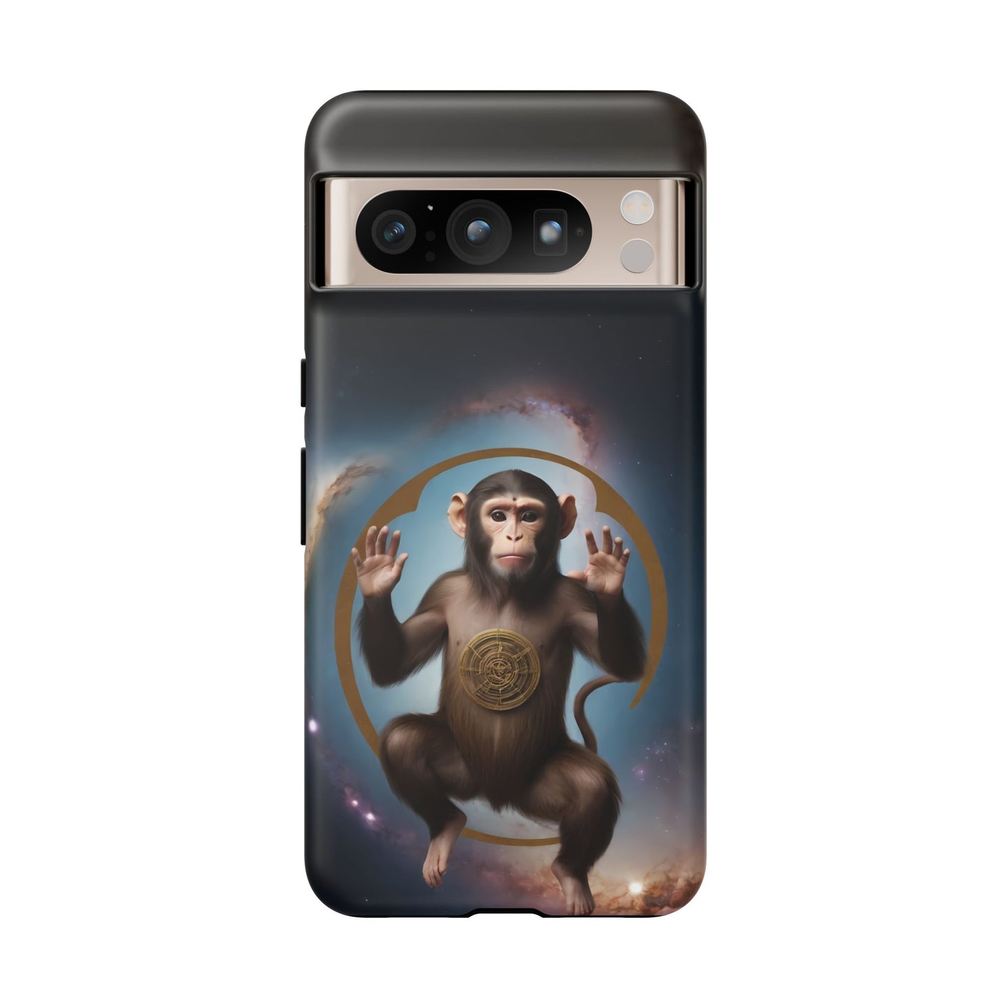 Chinese Zodiac Monkey Custom Phone Case for iPhone 8–16 Pro Max, Pixel 5–8 Pro, Galaxy S10–S24 Ultra - Designed by Thalia