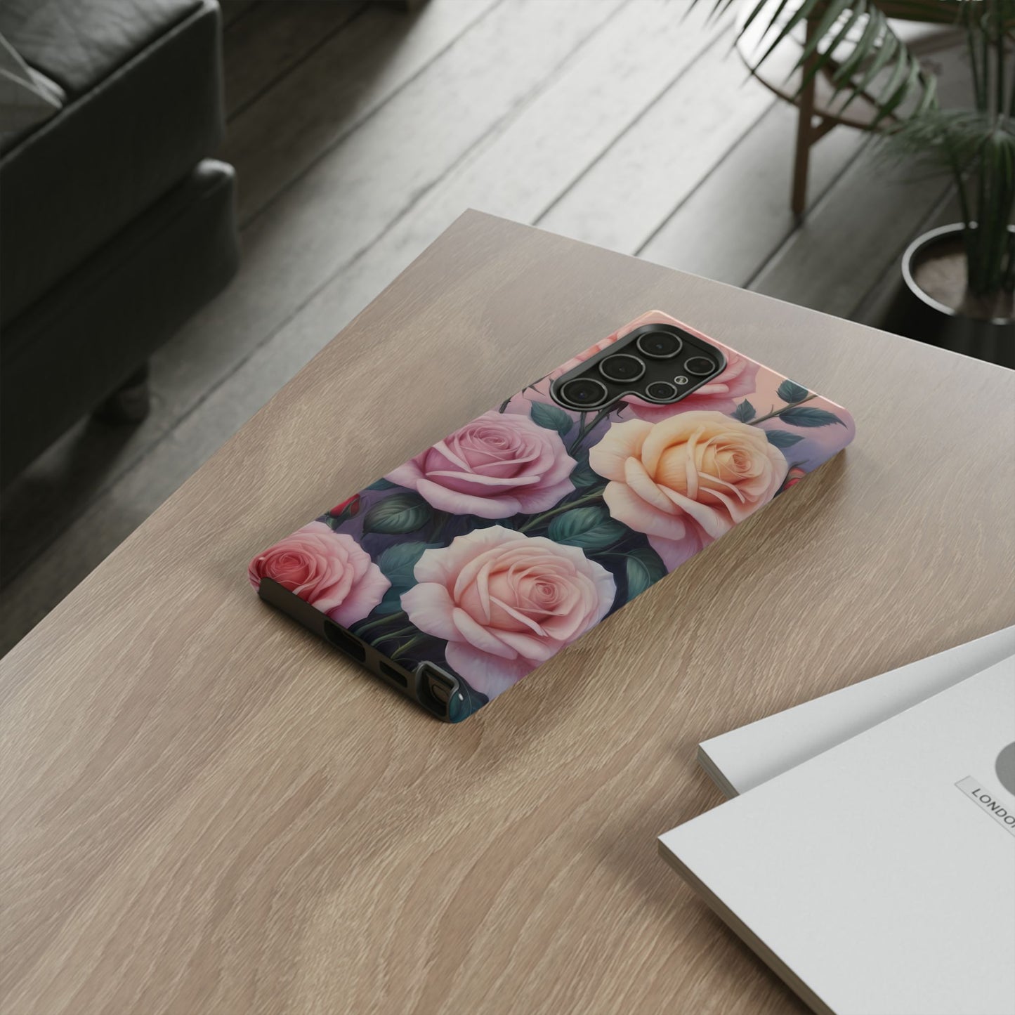 Roses Custom Phone Case for Samsung Galaxy S10–S10 Plus, S20–S20 Ultra, S21, S22, S23, S24 Ultra - Designed by Thalia