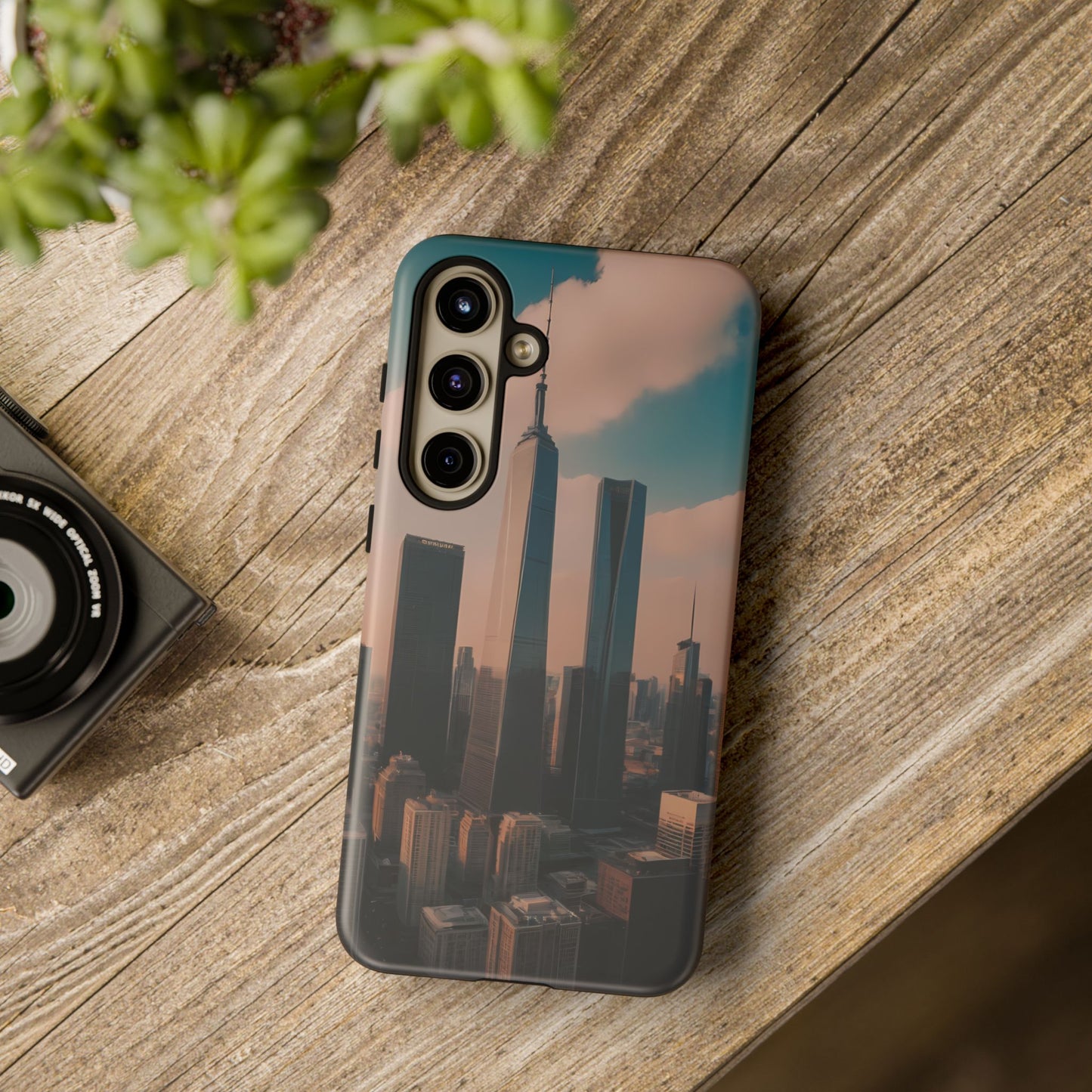 City Skylines Custom Phone Case for Samsung Galaxy S10–S10 Plus, S20–S20 Ultra, S21, S22, S23, S24 Ultra - Designed by Thalia