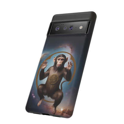 Chinese Zodiac Monkey Phone Case for Google Pixel 8 Pro, Pixel 8, Pixel 7, Pixel 6 Pro, Pixel 6, Pixel 5 5G - Designed by Thalia