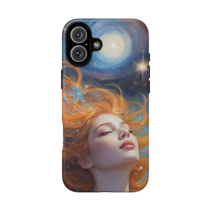 Celestial Dreams Custom Phone Case for iPhone 8–16 Pro Max, iPhone 8 Plus–13 Mini, iPhone XS–XS Max, iPhone 11–14 Pro Max - Designed by Thalia