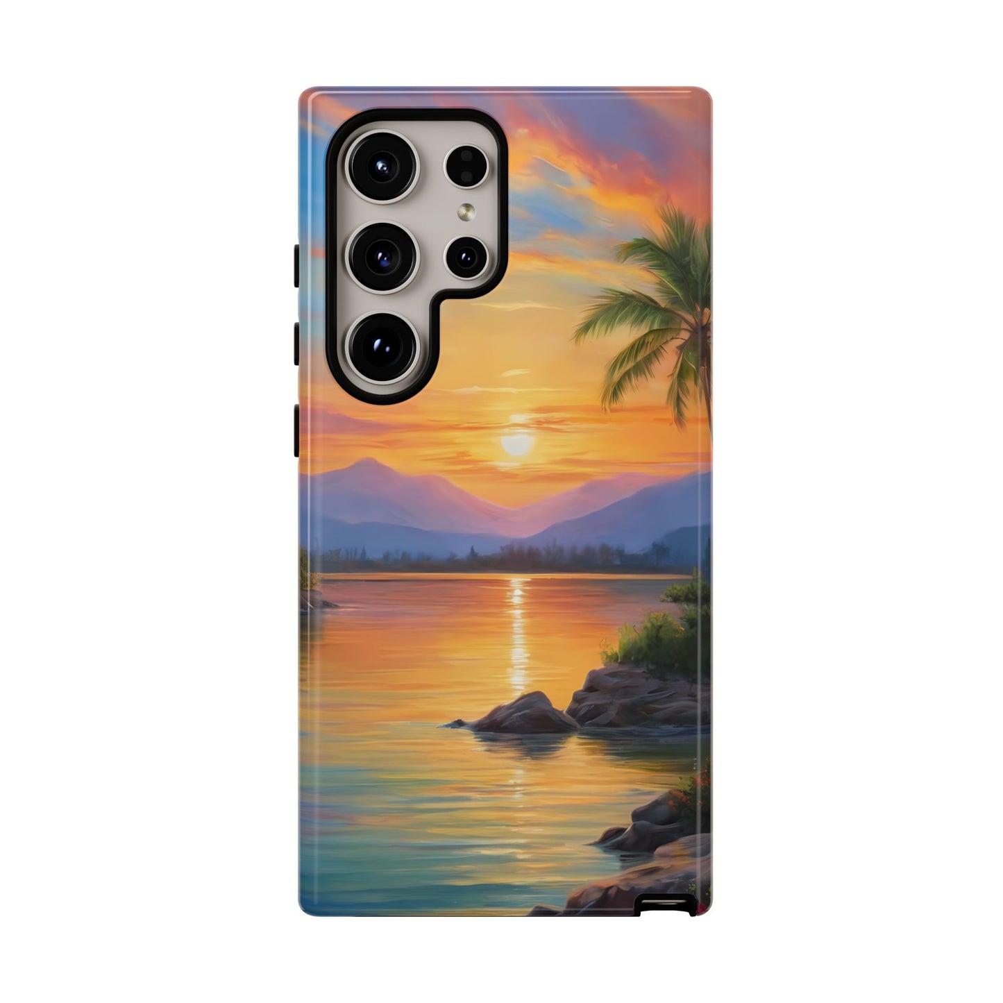 Sunset Serenade Phone Case for iPhone 8–16 Pro Max, Pixel 5–8 Pro, Galaxy S10–S24 Ultra - Designed by Thalia