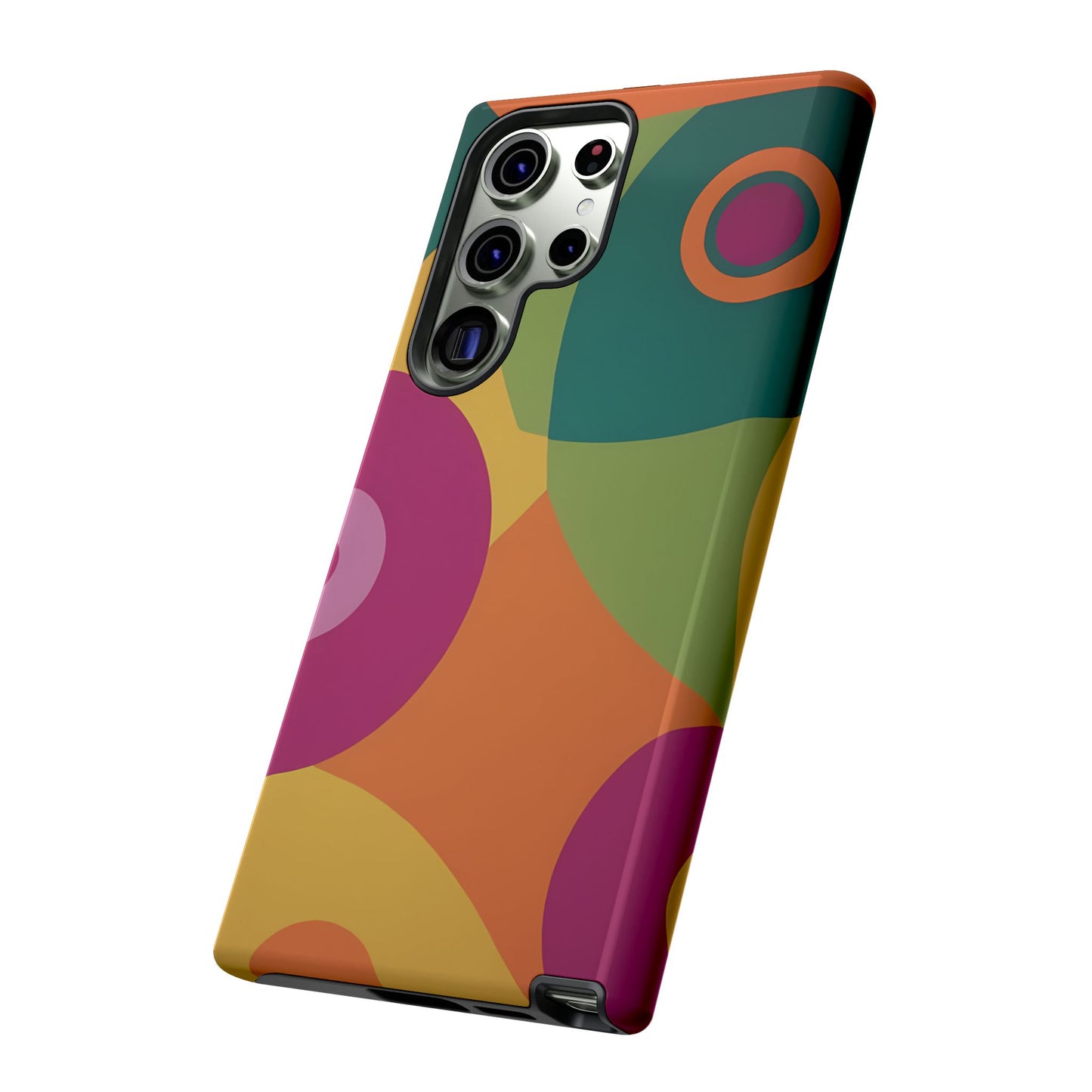 60s Retro Custom Phone Case for Samsung Galaxy S10–S24 Ultra - Designed by Thalia