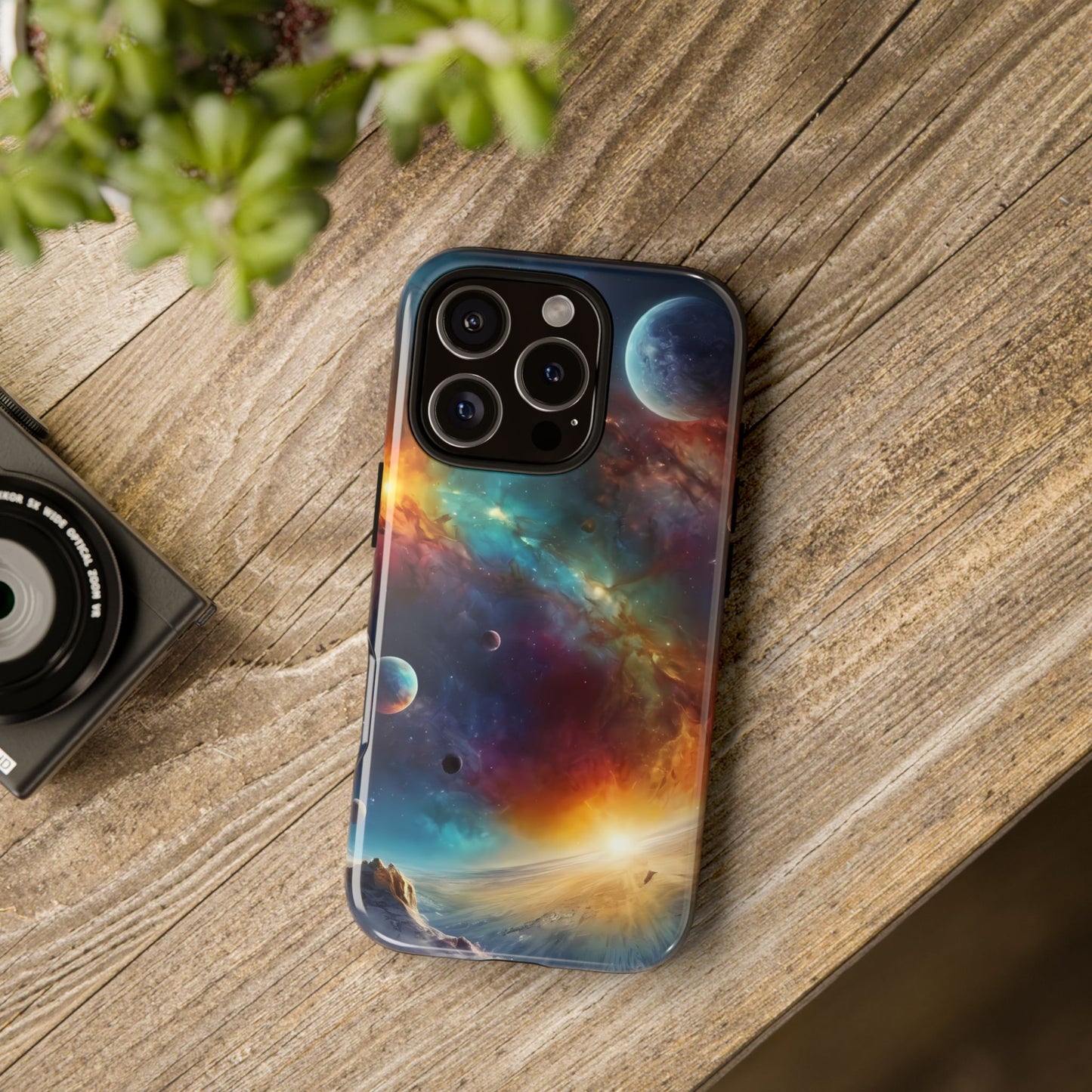 Cosmic Voyage Phone Case for iPhone 8–16 Pro Max, Pixel 5–8 Pro, Galaxy S10–S24 Ultra - Designed by Thalia