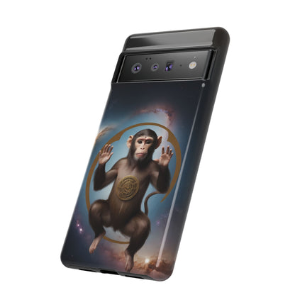 Chinese Zodiac Monkey Phone Case for Google Pixel 8 Pro, Pixel 8, Pixel 7, Pixel 6 Pro, Pixel 6, Pixel 5 5G - Designed by Thalia