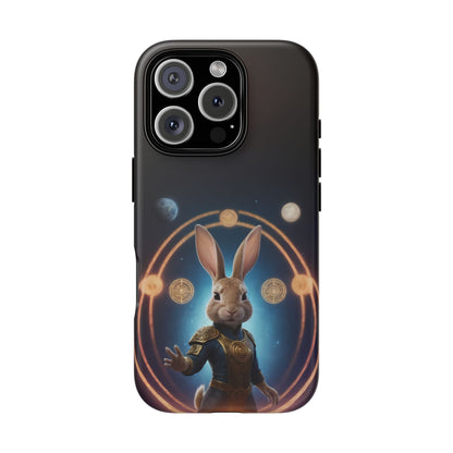 Chinese Zodiac Rabbit Phone Case for iPhone 8–16 Pro Max, iPhone 8 Plus–13 Mini, iPhone XS–XS Max, iPhone 11–14 Pro Max - Designed by Thalia