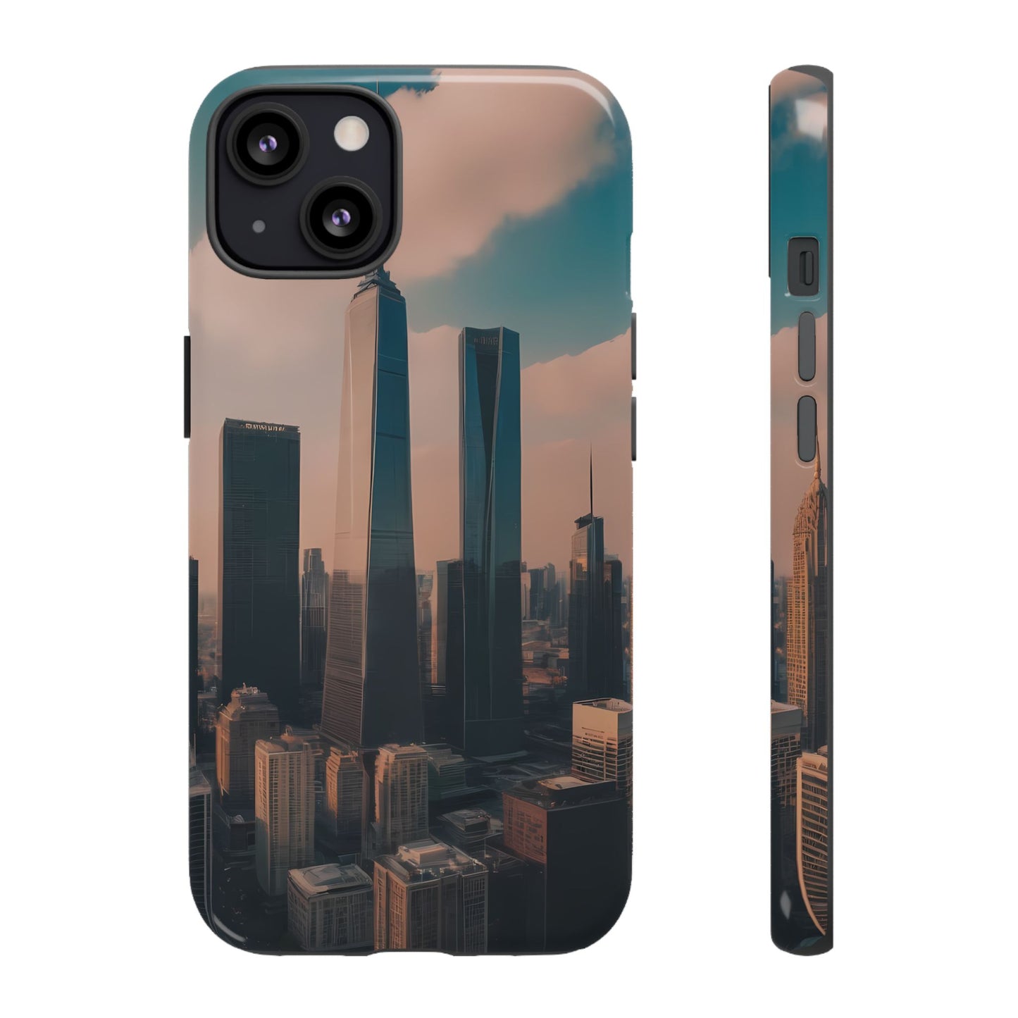 City Skylines Phone Case for iPhone 8–16 Pro Max, iPhone 8 Plus–13 Mini, iPhone XS–XS Max, iPhone 11–14 Pro Max - Designed by Thalia