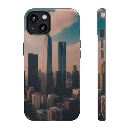 City Skylines Phone Case for iPhone 8–16 Pro Max, iPhone 8 Plus–13 Mini, iPhone XS–XS Max, iPhone 11–14 Pro Max - Designed by Thalia