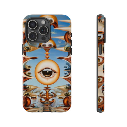 Surreal Suspect Phone Case for iPhone 8–16 Pro Max, iPhone 8 Plus–13 Mini, iPhone XS–XS Max, iPhone 11–14 Pro Max - Designed by Thalia