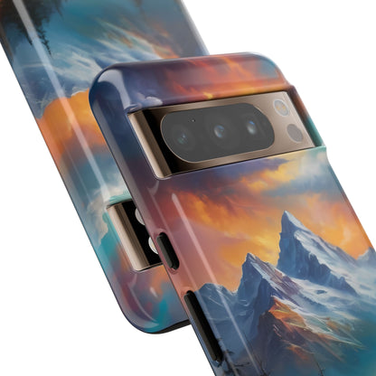 Mystic Mountains Phone Case for iPhone 8–16 Pro Max, Pixel 5–8 Pro, Galaxy S10–S24 Ultra - Designed by Thalia