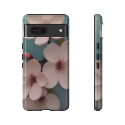 Cherry Blossom Custom Phone Case for Google Pixel 8 Pro, Pixel 8, Pixel 7, Pixel 6 Pro, Pixel 6, Pixel 5 5G - Designed by Thalia