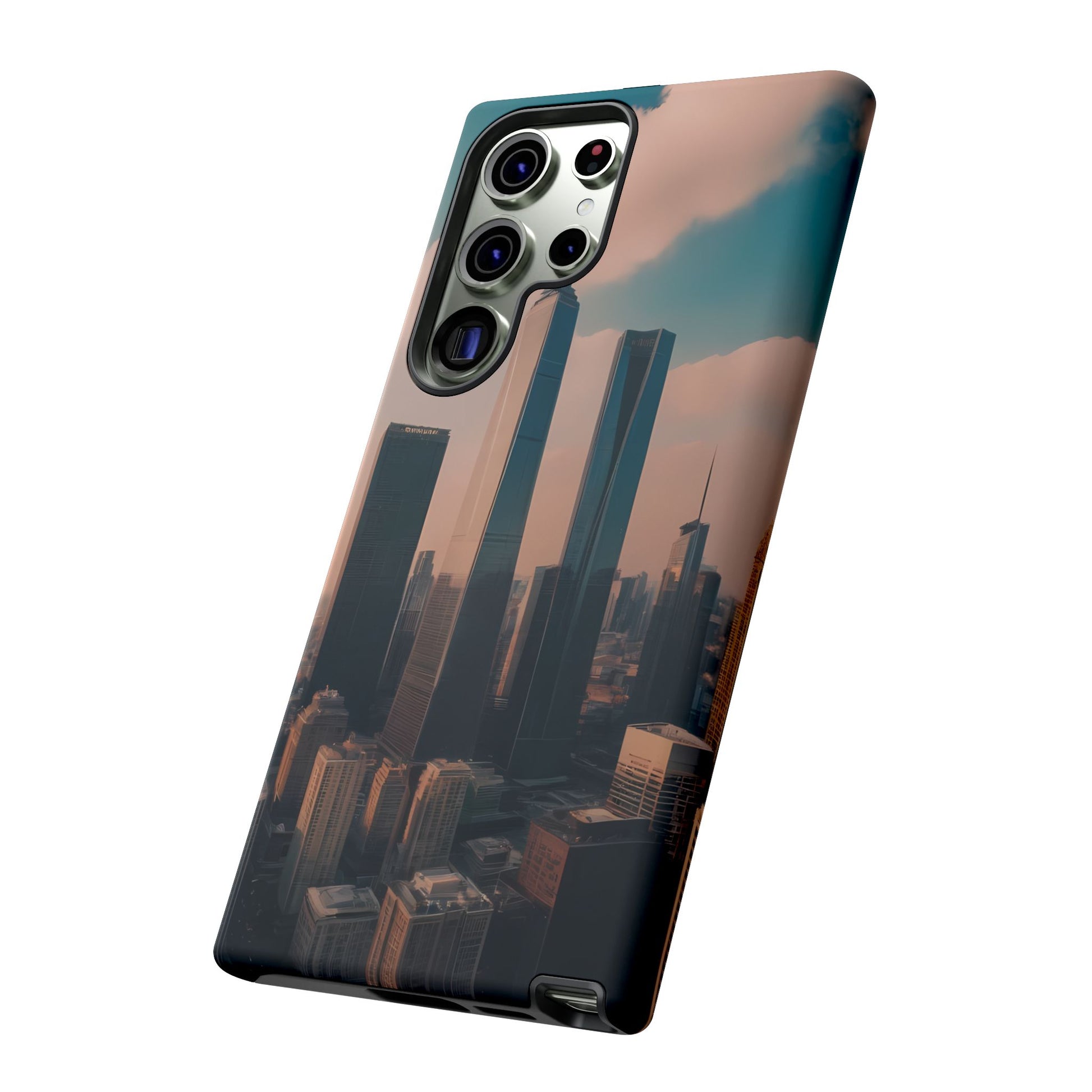 City Skylines Custom Phone Case for Samsung Galaxy S10–S10 Plus, S20–S20 Ultra, S21, S22, S23, S24 Ultra - Designed by Thalia