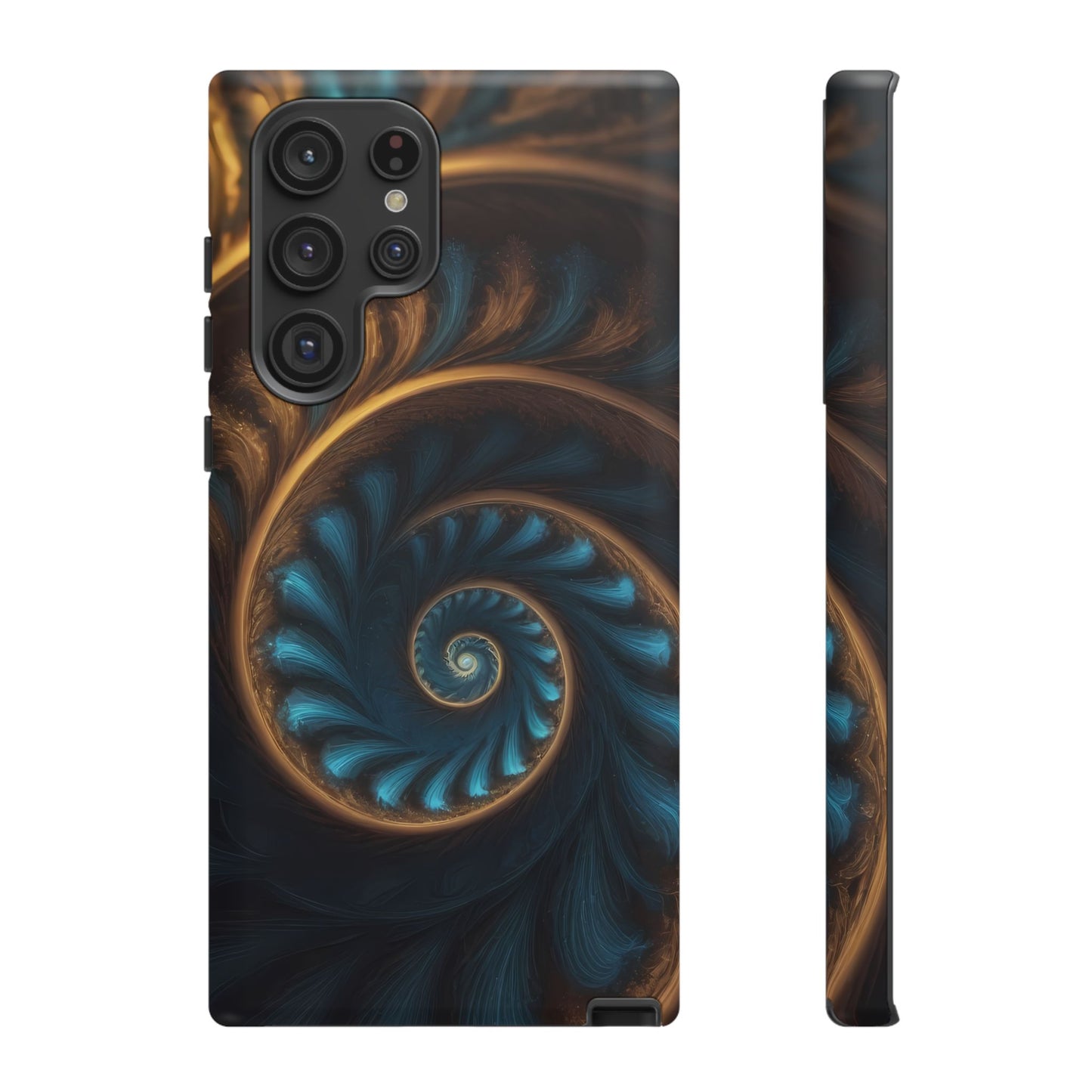 3D Fractal Custom Phone Case for Samsung Galaxy S10–S24 Ultra - Designed by Thalia