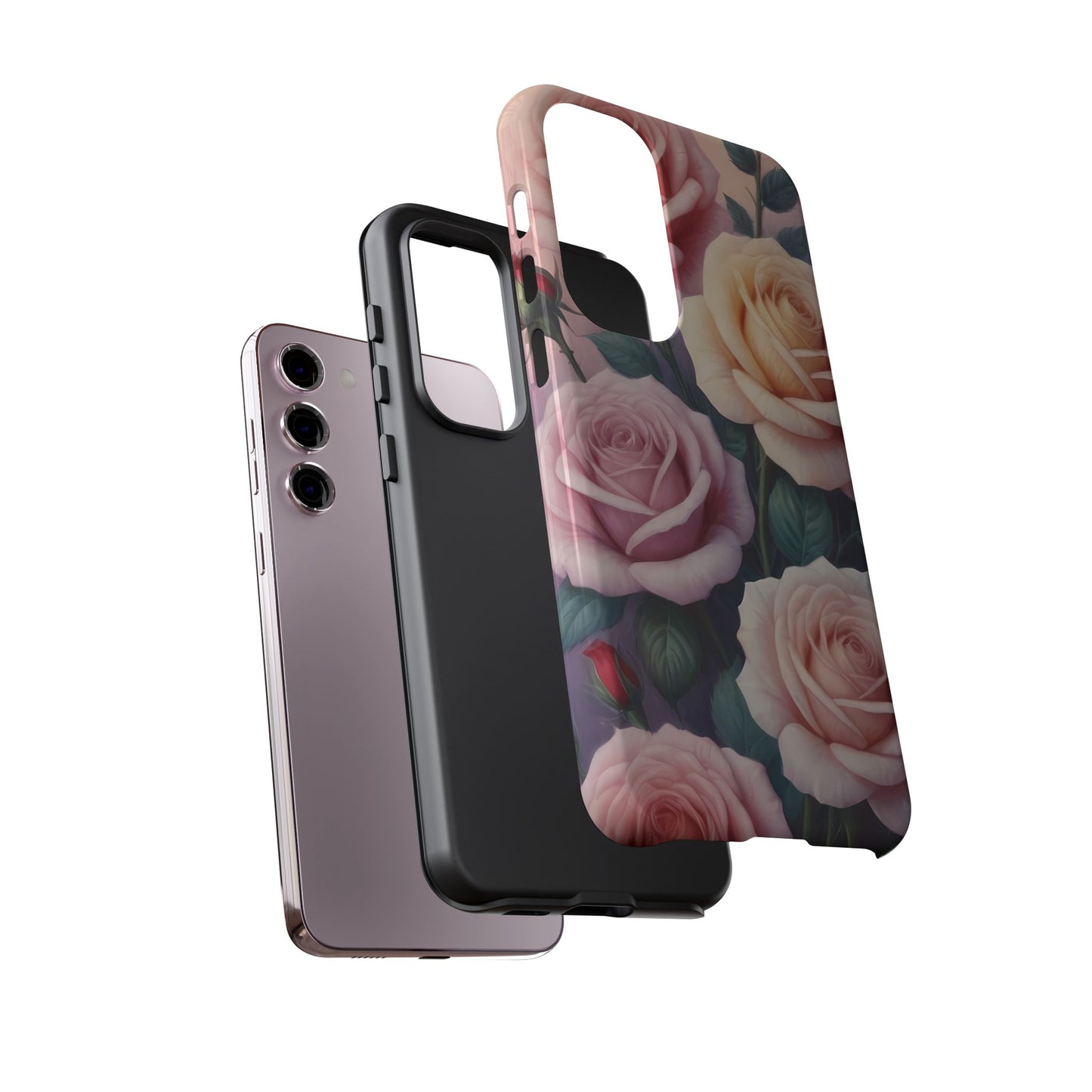 Roses Custom Phone Case for Samsung Galaxy S10–S10 Plus, S20–S20 Ultra, S21, S22, S23, S24 Ultra - Designed by Thalia