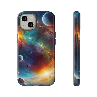 Cosmic Voyage Phone Case for iPhone 8–16 Pro Max, Pixel 5–8 Pro, Galaxy S10–S24 Ultra - Designed by Thalia