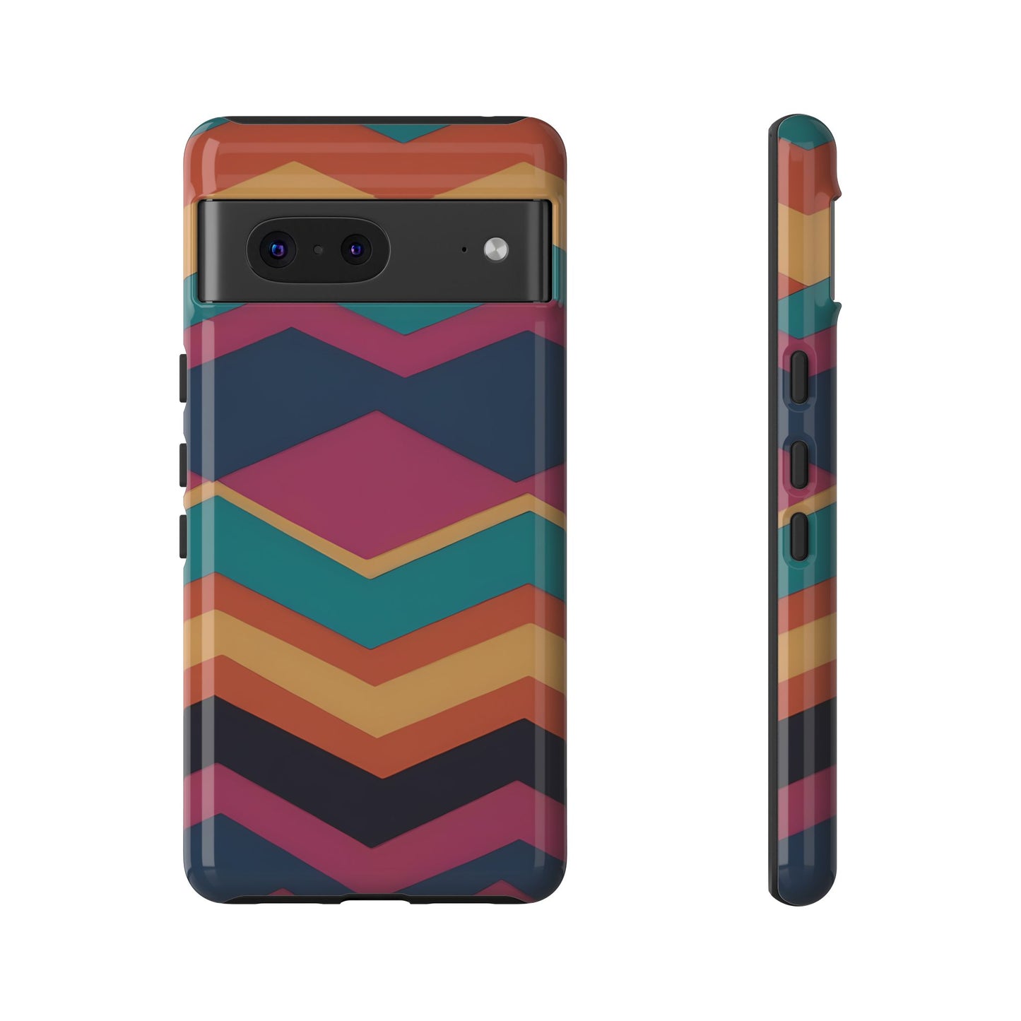 80s Retro Custom Phone Case for Google Pixel 8 Pro, Pixel 8, Pixel 7, Pixel 6 Pro, Pixel 6, Pixel 5 5G - Designed by Thalia