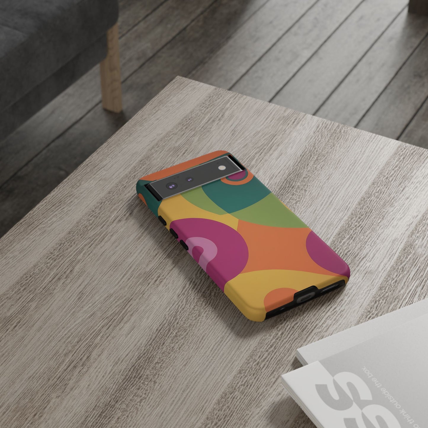 60s Retro Custom Phone Case for Google Pixel 8 Pro, Pixel 8, Pixel 7, Pixel 6 Pro, Pixel 6, Pixel 5 5G - Designed by Thalia